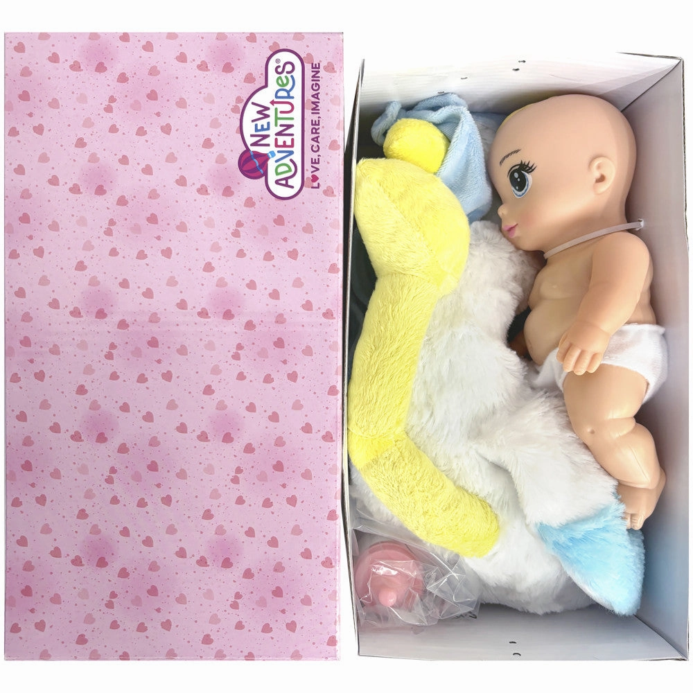 Magic Nursery 8" Special Delivery Set - Blue - Posable Baby Doll, Age 2 
