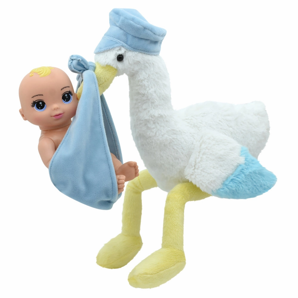 Magic Nursery 8" Special Delivery Set - Blue - Posable Baby Doll, Age 2 