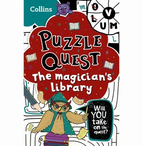 Magician's Library: Solve More Than 100 Puzzles in This Adventure Story for Kids Aged 7  Collins Kids and Hunt Kia Marie
