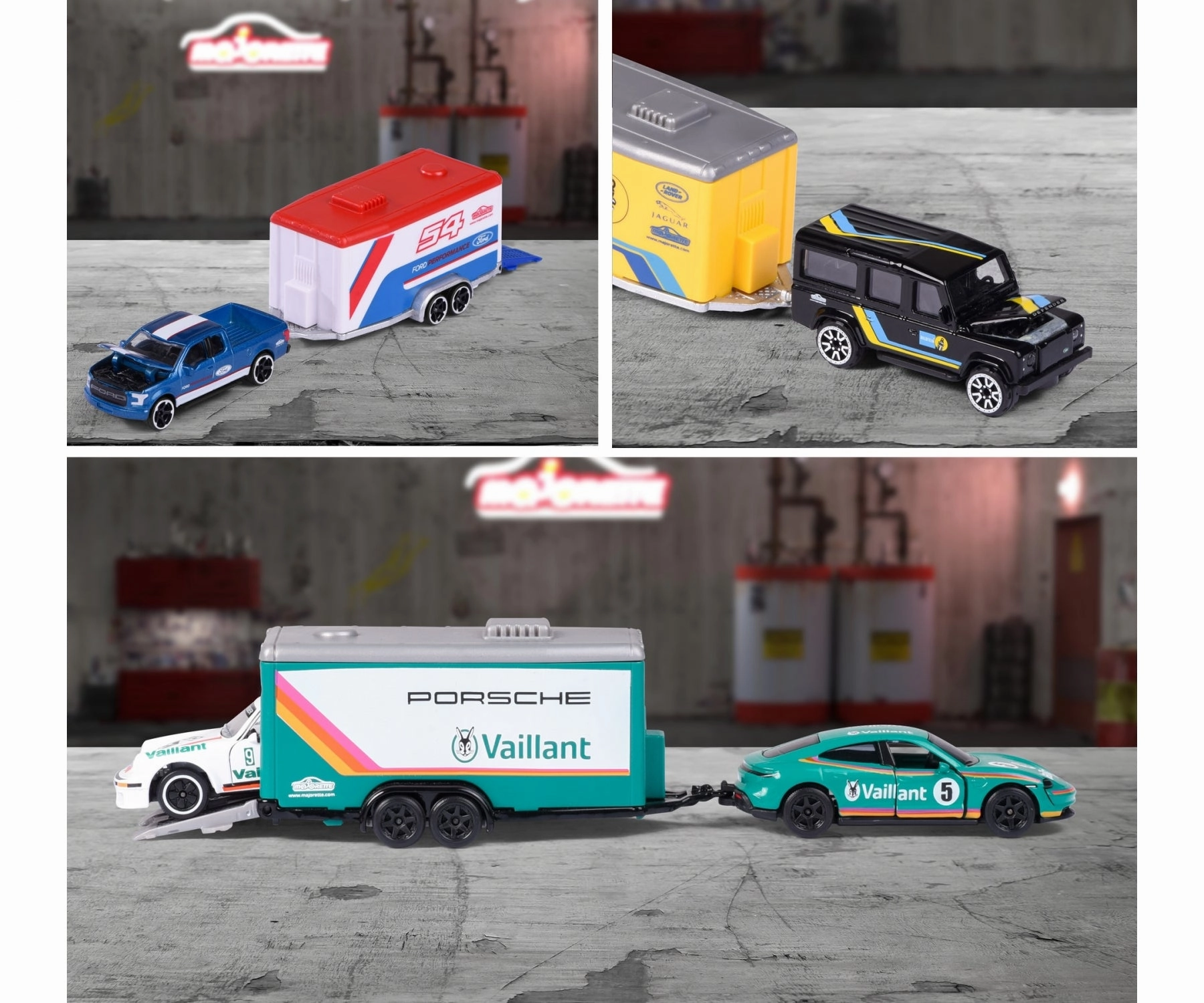 Majorette Race Trailer Series - Design & Style May Vary, Only 1 Model Included
