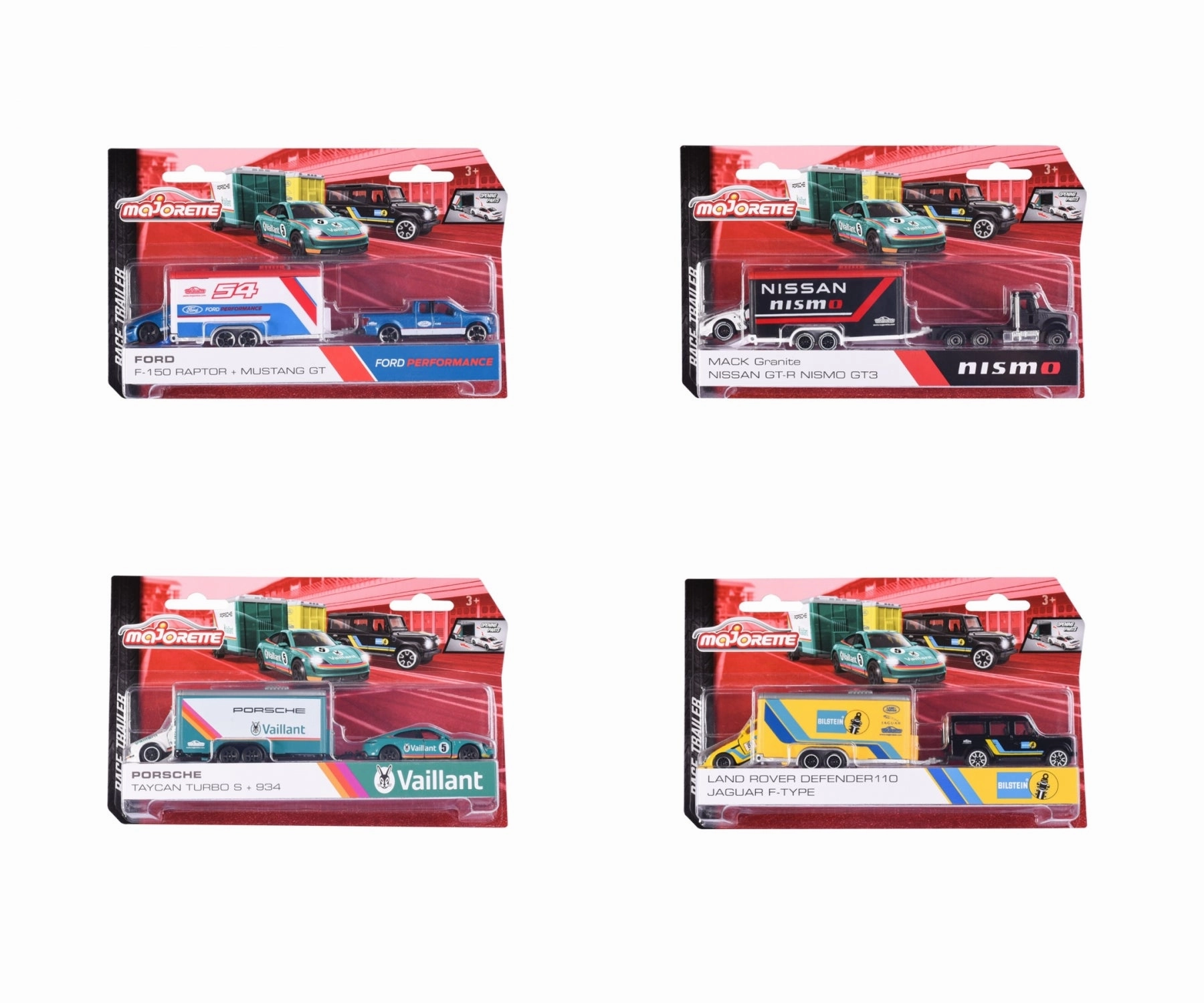 Majorette Race Trailer Series - Design & Style May Vary, Only 1 Model Included