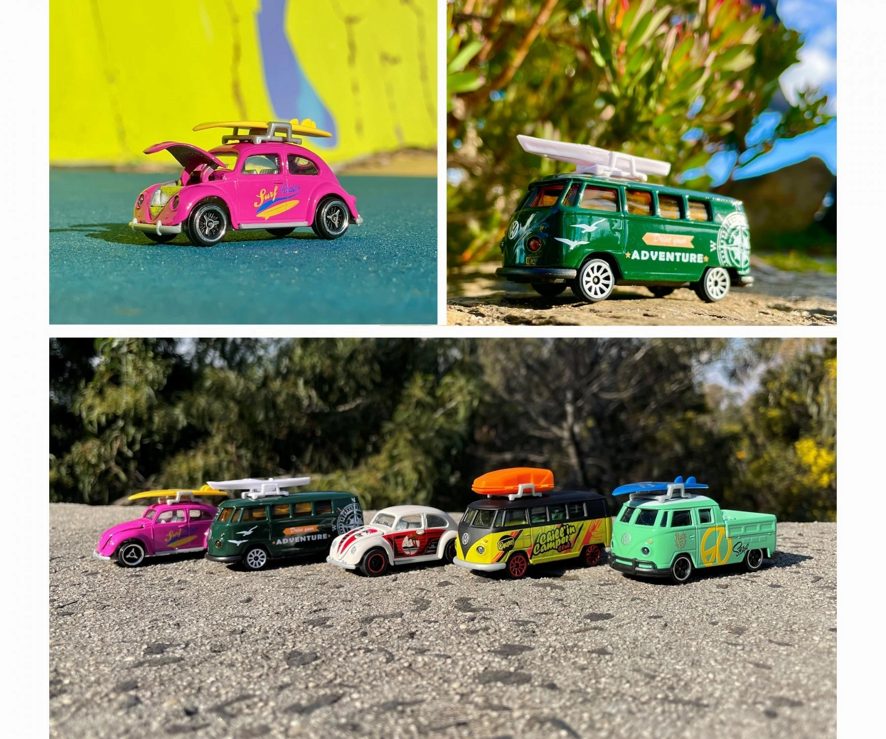 Majorette Volkswagen The Originals Series 5 Car Gift Set For Kids Ages 3 