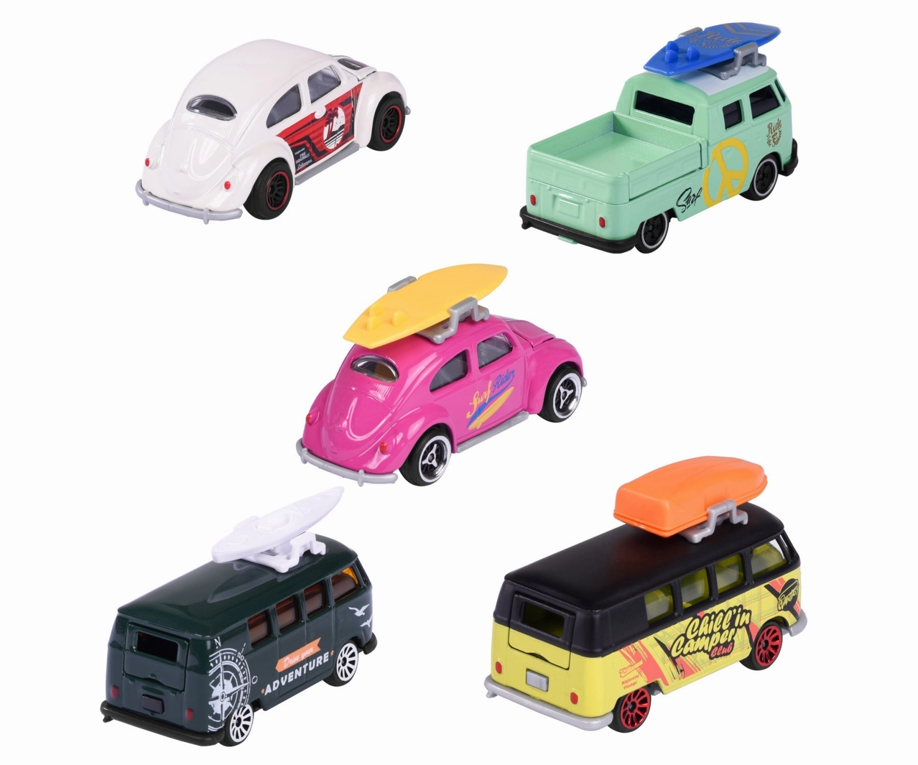 Majorette Volkswagen The Originals Series 5 Car Gift Set For Kids Ages 3 