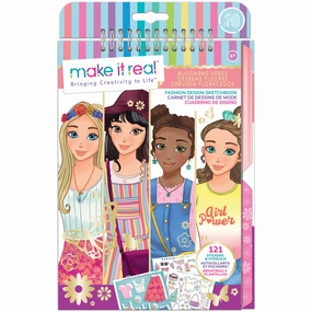 Make It Real Blooming Vibes Fashion Design Sketchbook Kit