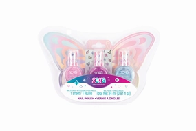 Make It Real Three Cheers For Girls Butterfly Nail Polish Trio Pack