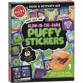 Make Your Own Glow-in-the-Dark Puffy Stickers