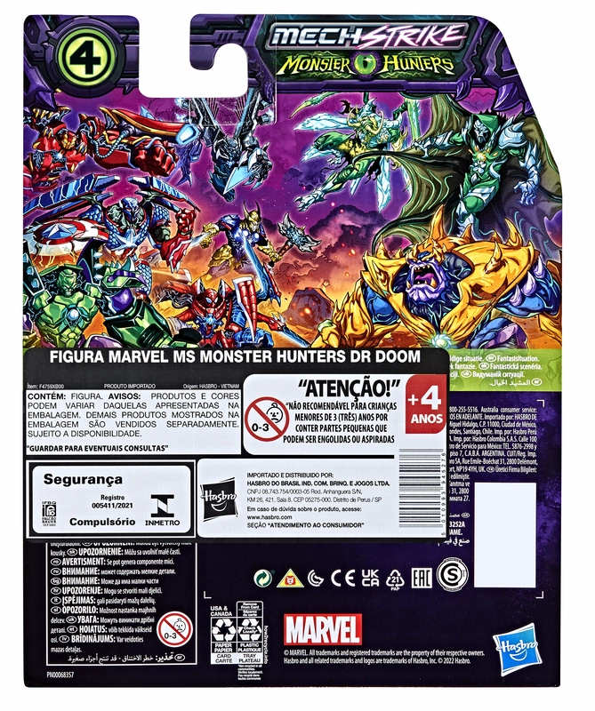 Marvel Mech Strike Monster Hunters 6Inch(15cm) Figure Doctor Doom