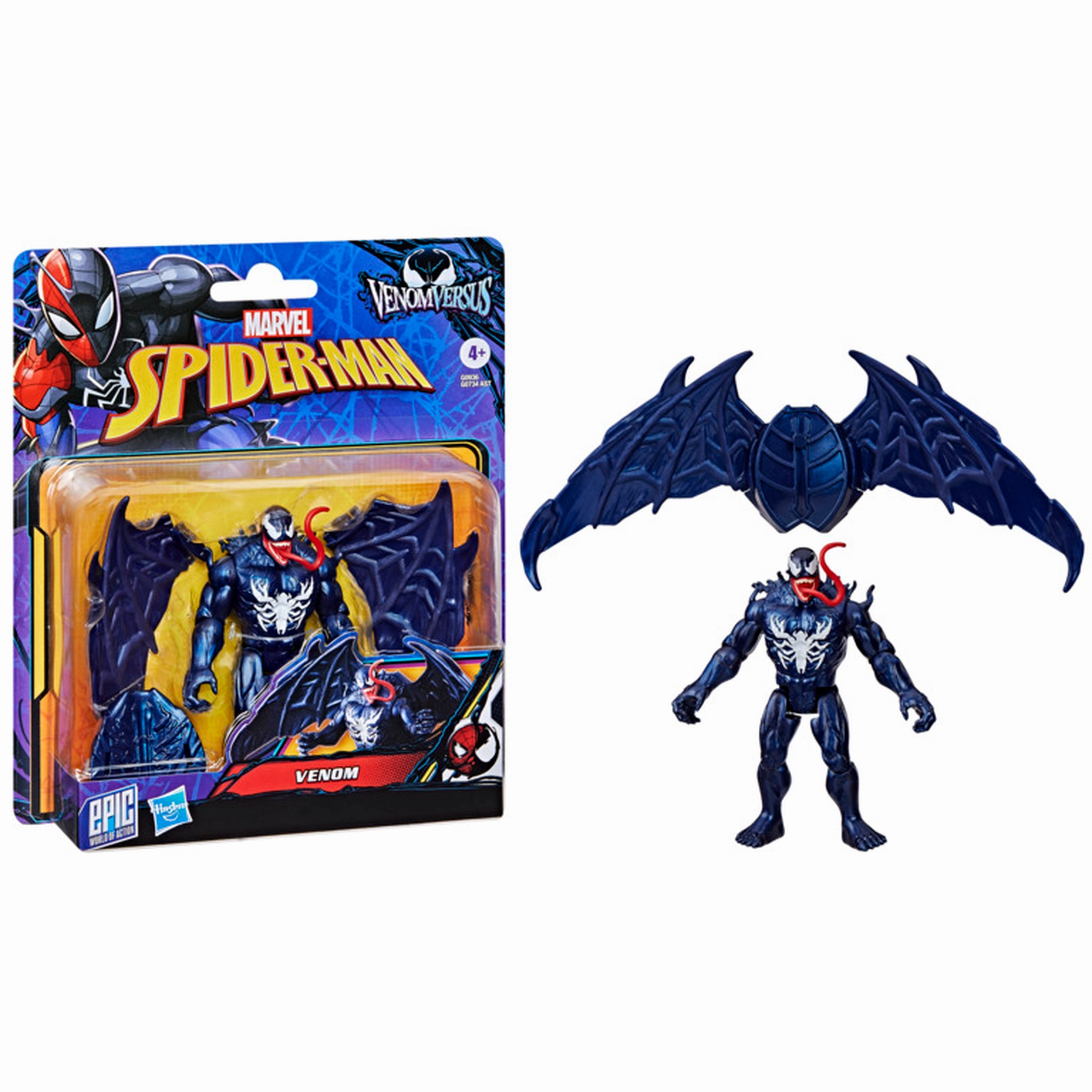 Marvel Spider-Man Venomversus: Venom - 4 Inch Deluxe Action Figure