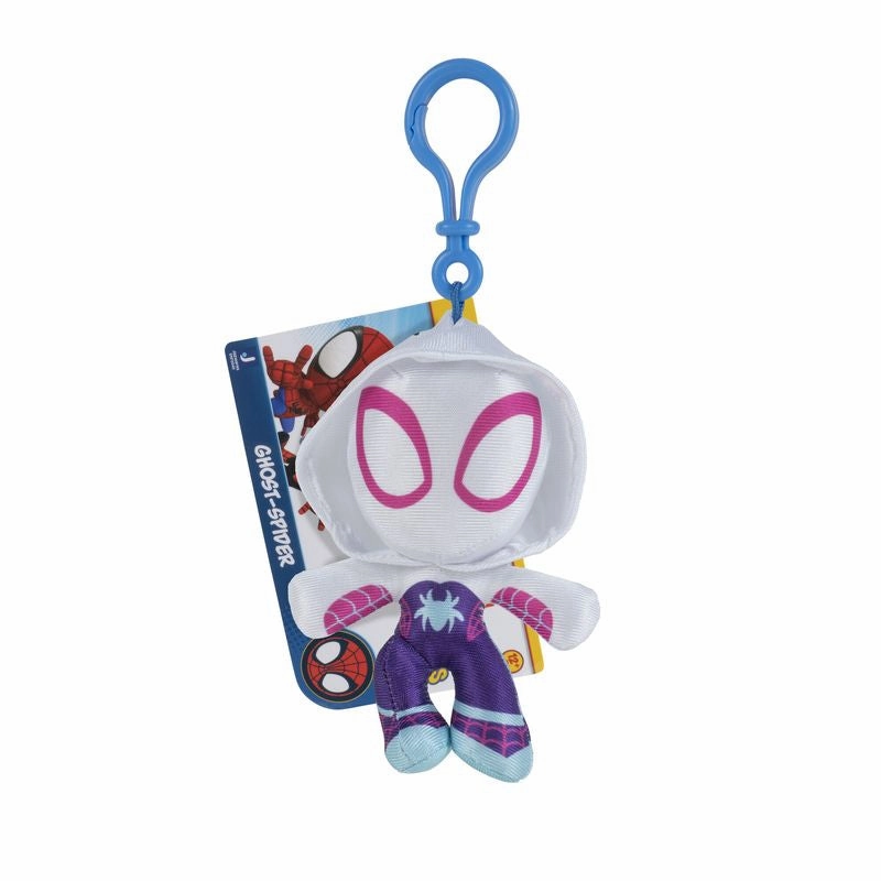 Marvel Spidey & His Amazing Friends Clip Plush Ghost-Spider