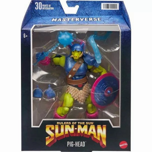 Masters Of The Universe Masterverse Revelation Sun Man Pig Head