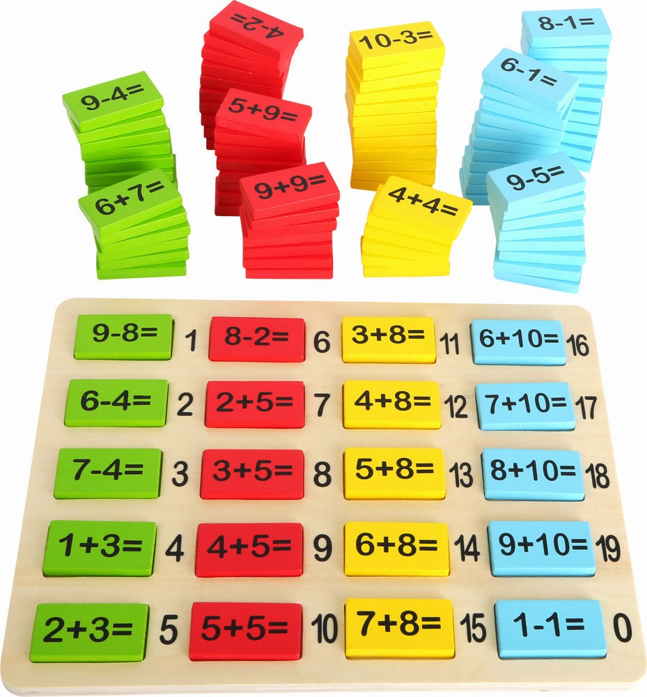 Math Number Tiles Educational Toy