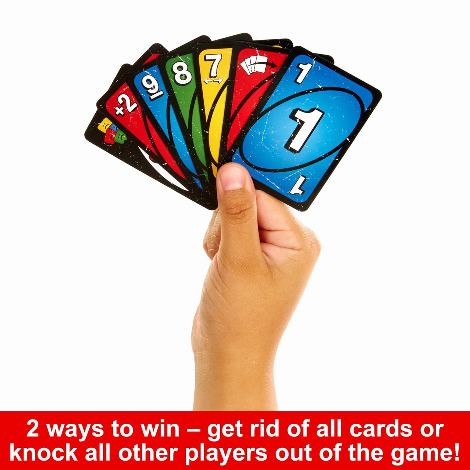 Mattel Games UNO Show em No Mercy Card Game for Kids, Adults & Family Parties and Travel with Extra Cards, Special Rules and Tougher Penalties