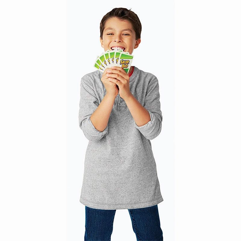 Mattel Games Uno Skip Bo Family & Friends Card Game for Ages 7 