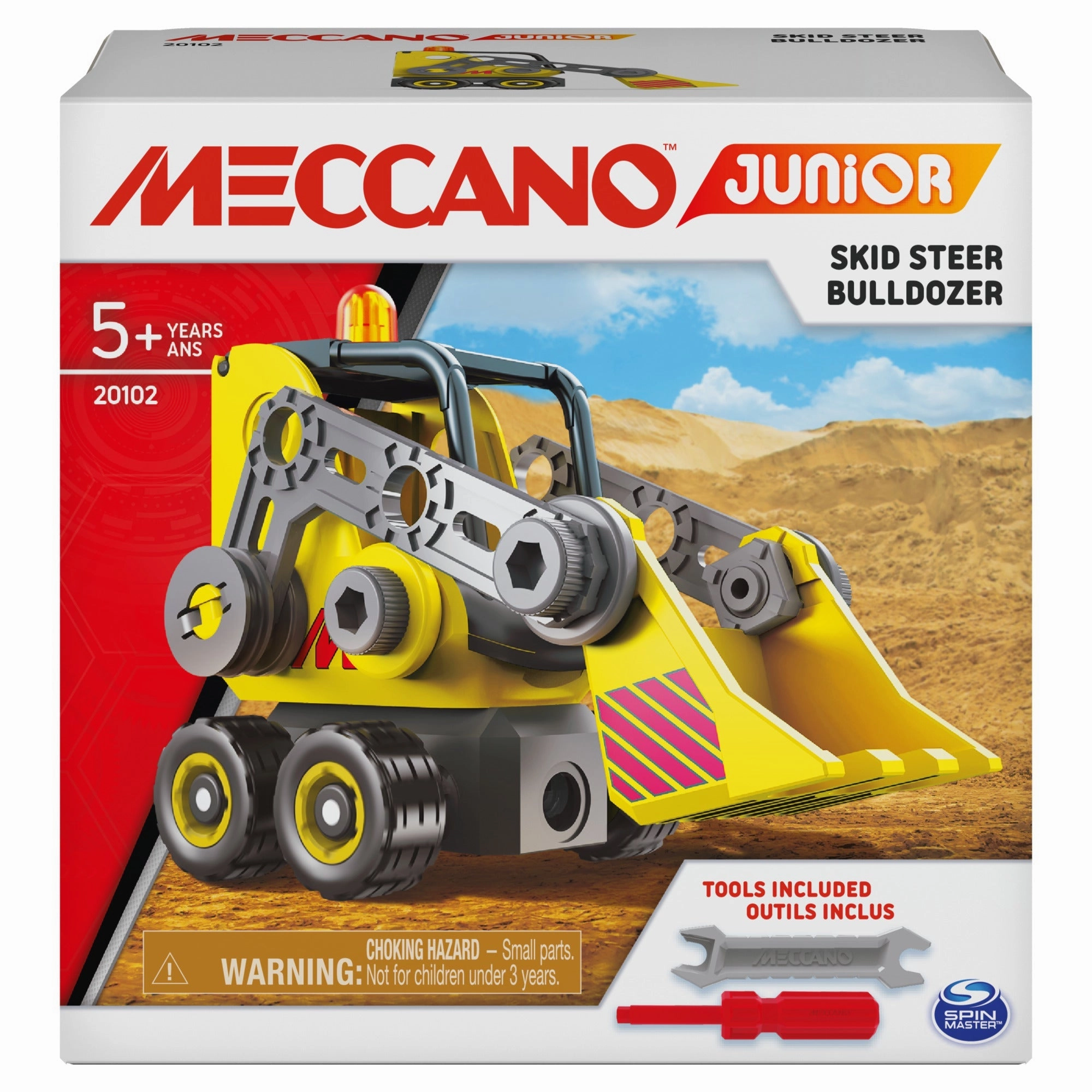 Meccano Junior Action Builds Skid Steer