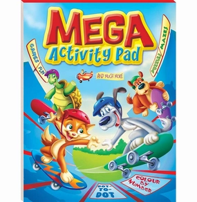 Mega Activity Pad Red [Paperback] Hinkler Books Pty Ltd