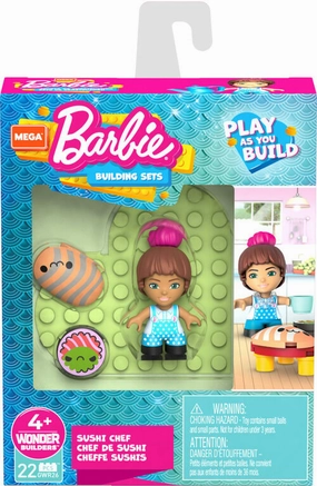 MEGA Barbie Building Sets Sushi Chef