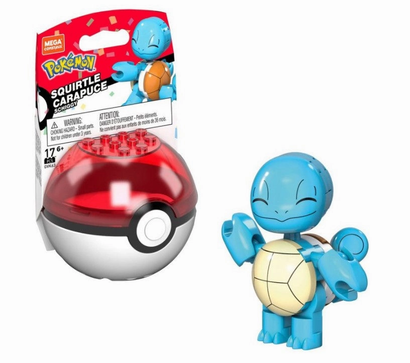 MEGA Construx Pokemon Evergreen Poke Ball - Squirtle