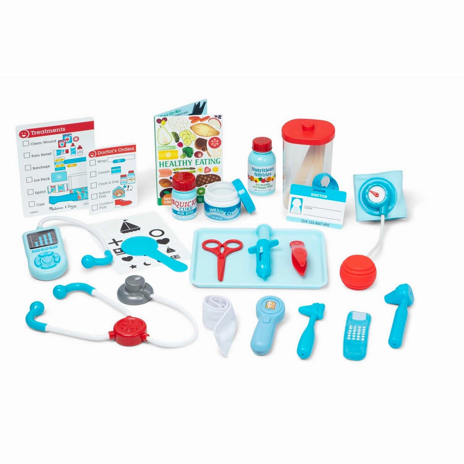 Melissa & Doug 25-Piece Get Well Doctor's Kit Play Set