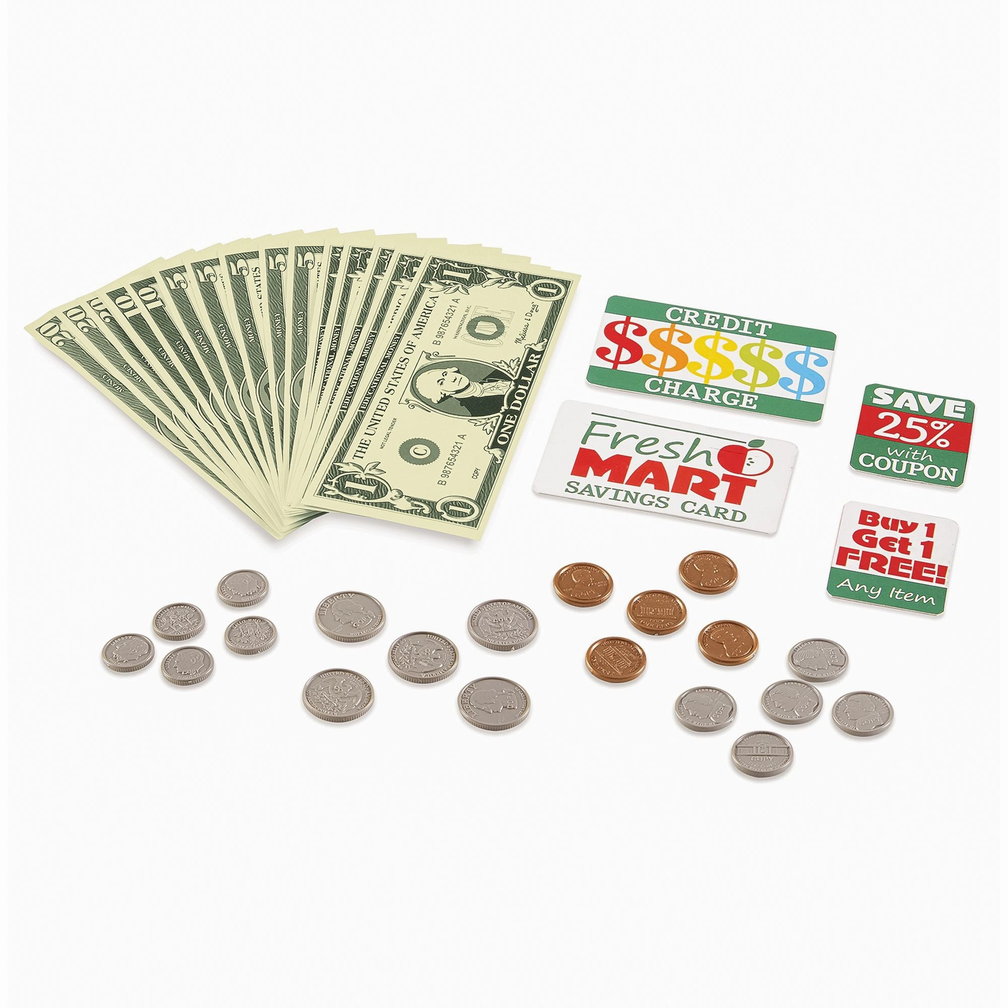 Melissa & Doug Fresh Mart Grocery Store Accessory Set