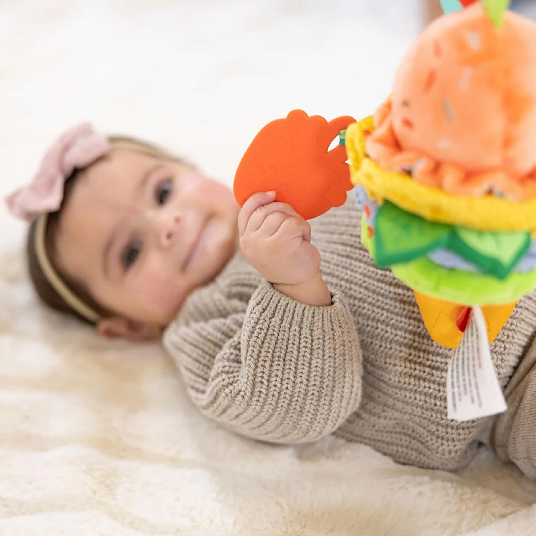 Melissa & Doug Ice Cream Take-Along Pull Toy - Vibrant Infant Playtime Companion