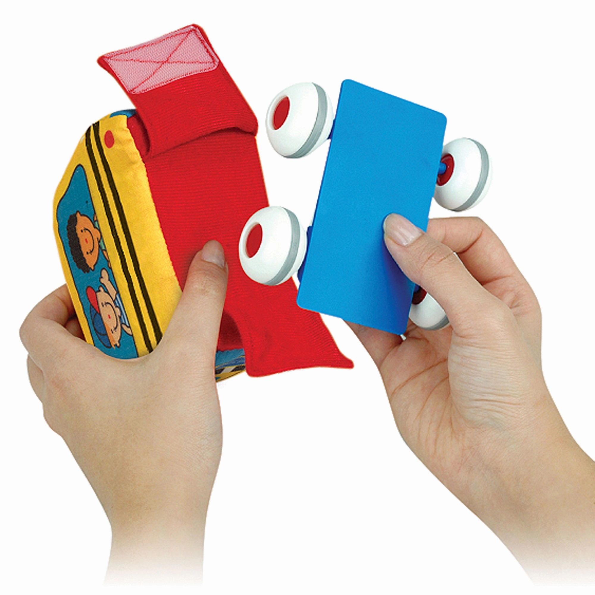Melissa & Doug K's Kids Pull-Back Vehicle Set  Soft Baby Toy