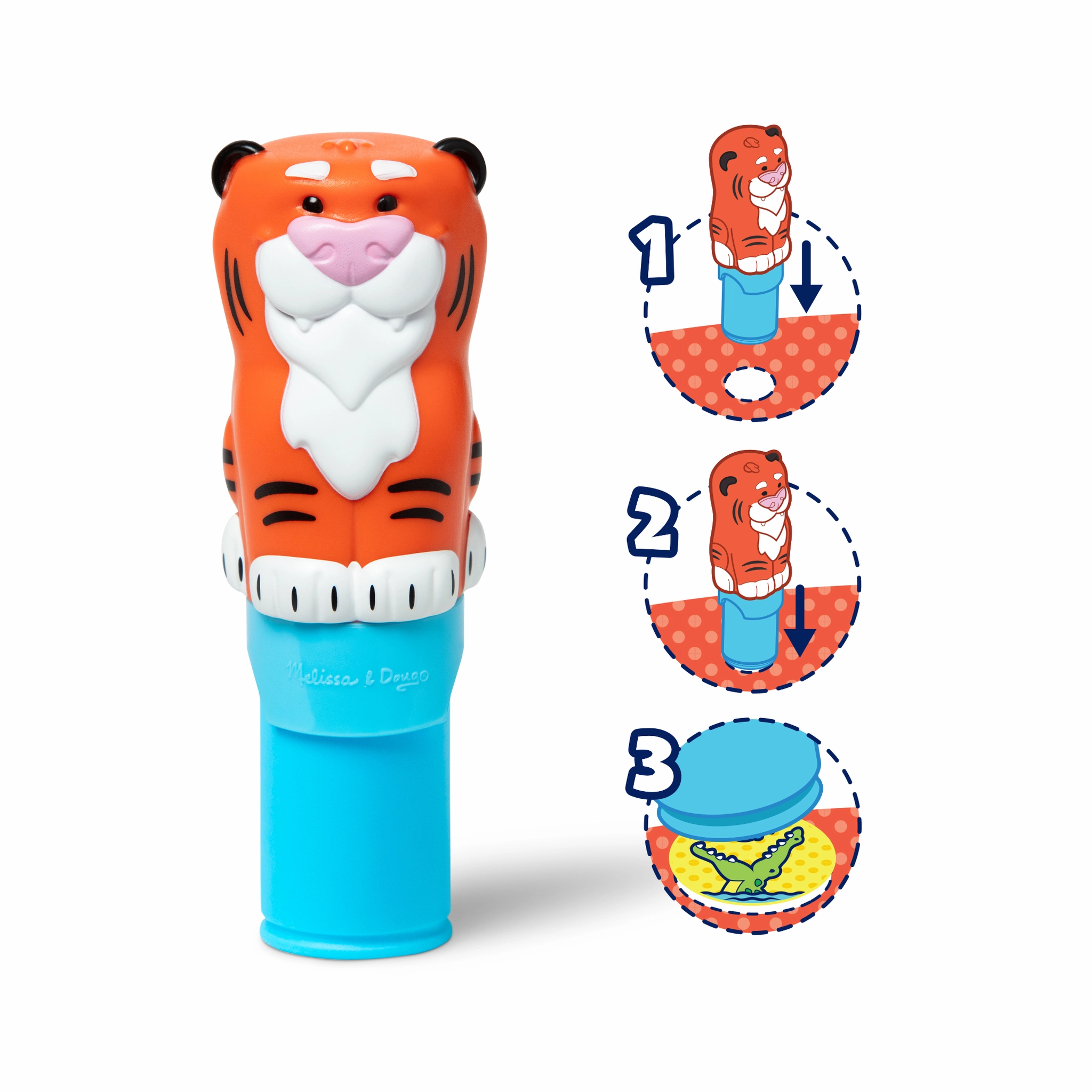 Melissa & Doug Sticker Wow! Sticker Stamper & Activity Pad - Tiger