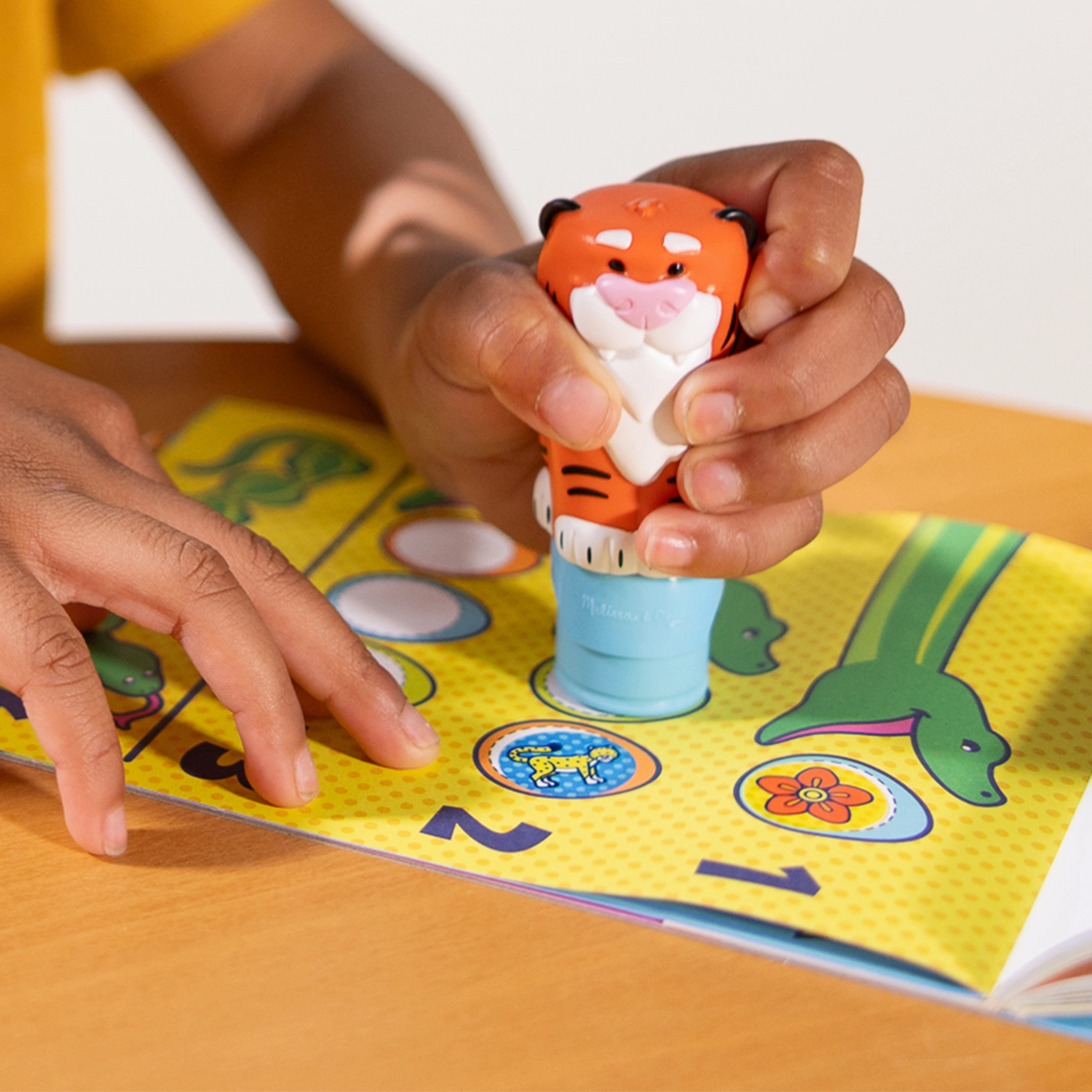 Melissa & Doug Sticker Wow! Sticker Stamper & Activity Pad - Tiger