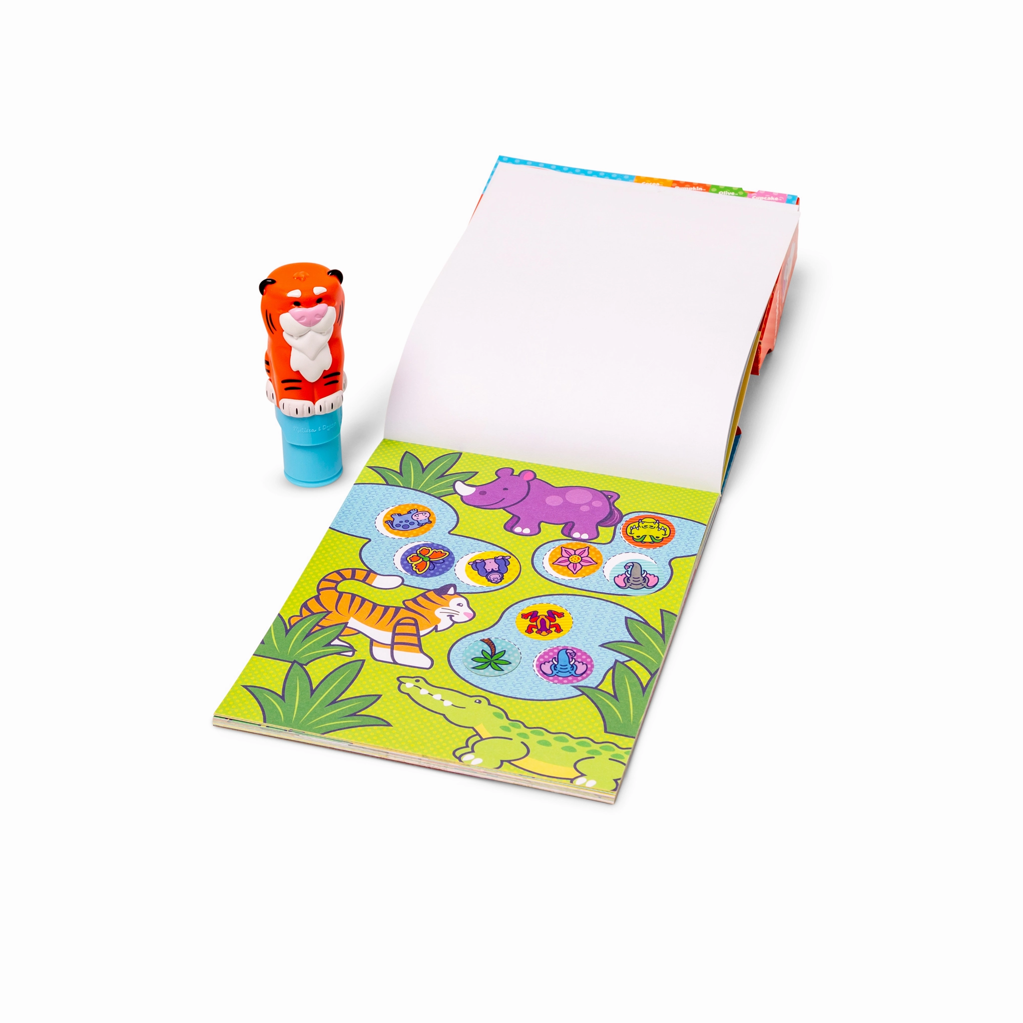 Melissa & Doug Sticker Wow! Sticker Stamper & Activity Pad - Tiger