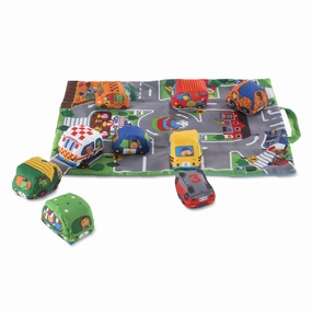 Melissa & Doug Take-Along Town Play Mat  Interactive Travel Toy
