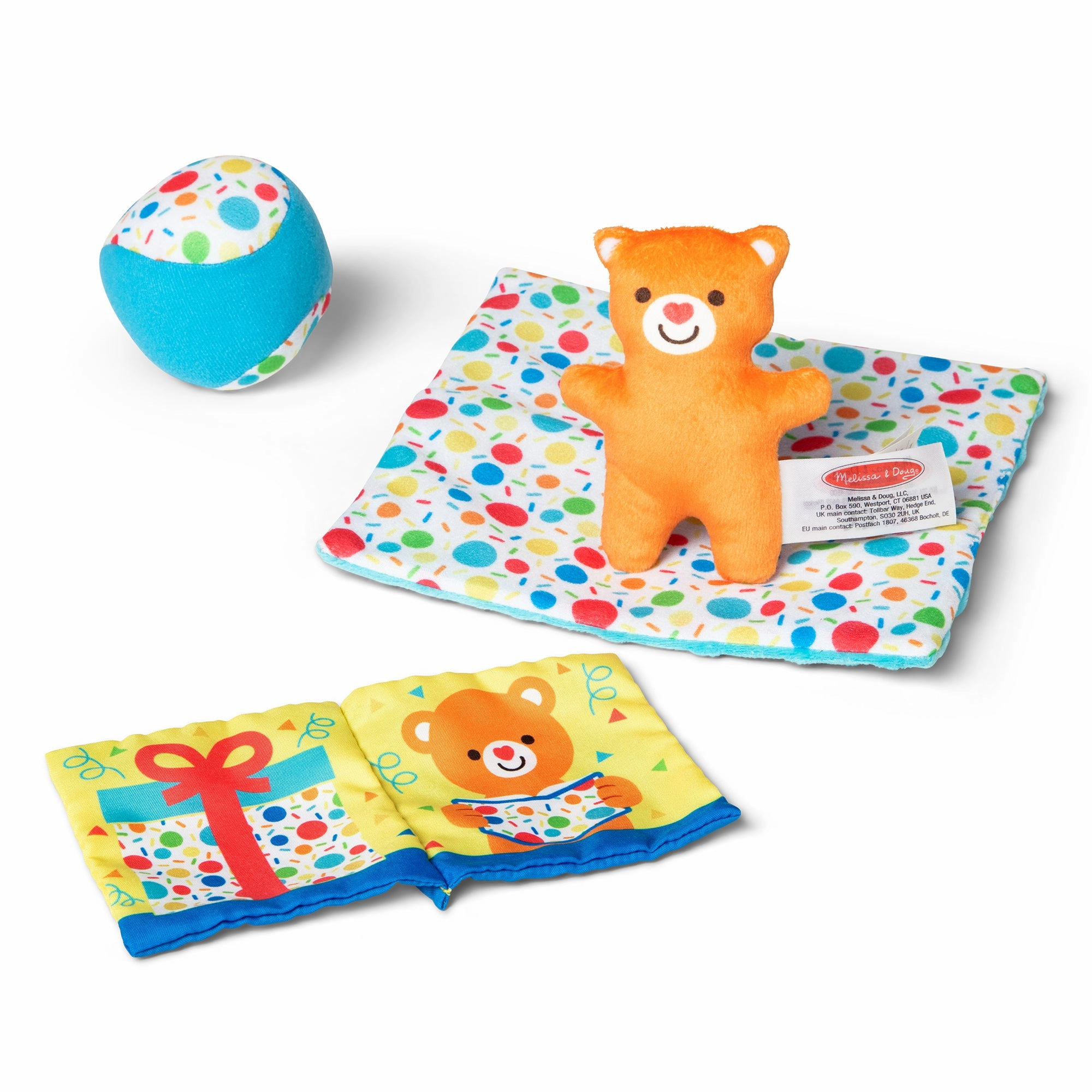 Melissa & Doug Wooden Surprise Gift Box  Interactive Sensory Toy