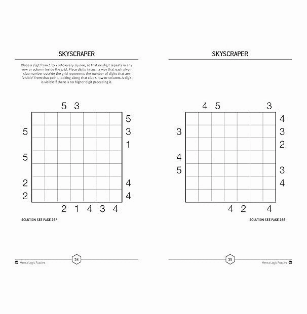 Mensa Logic Puzzles: More than 150 brainteasers to test your powers of deduction [Paperback] Moore Dr Gareth and Mensa Ltd