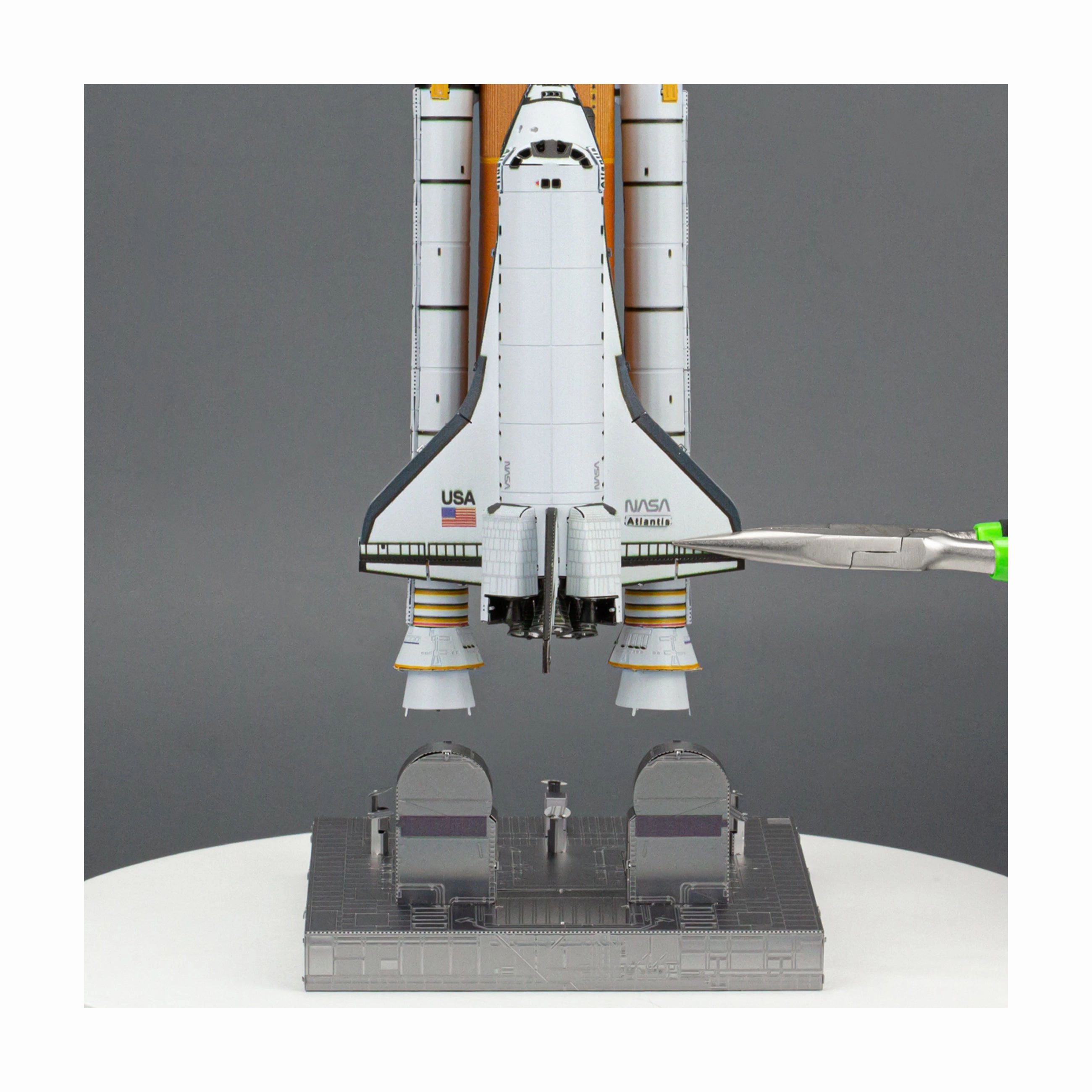 Metal Earth ICONX 3D Space Shuttle Launch Metal Model Kit