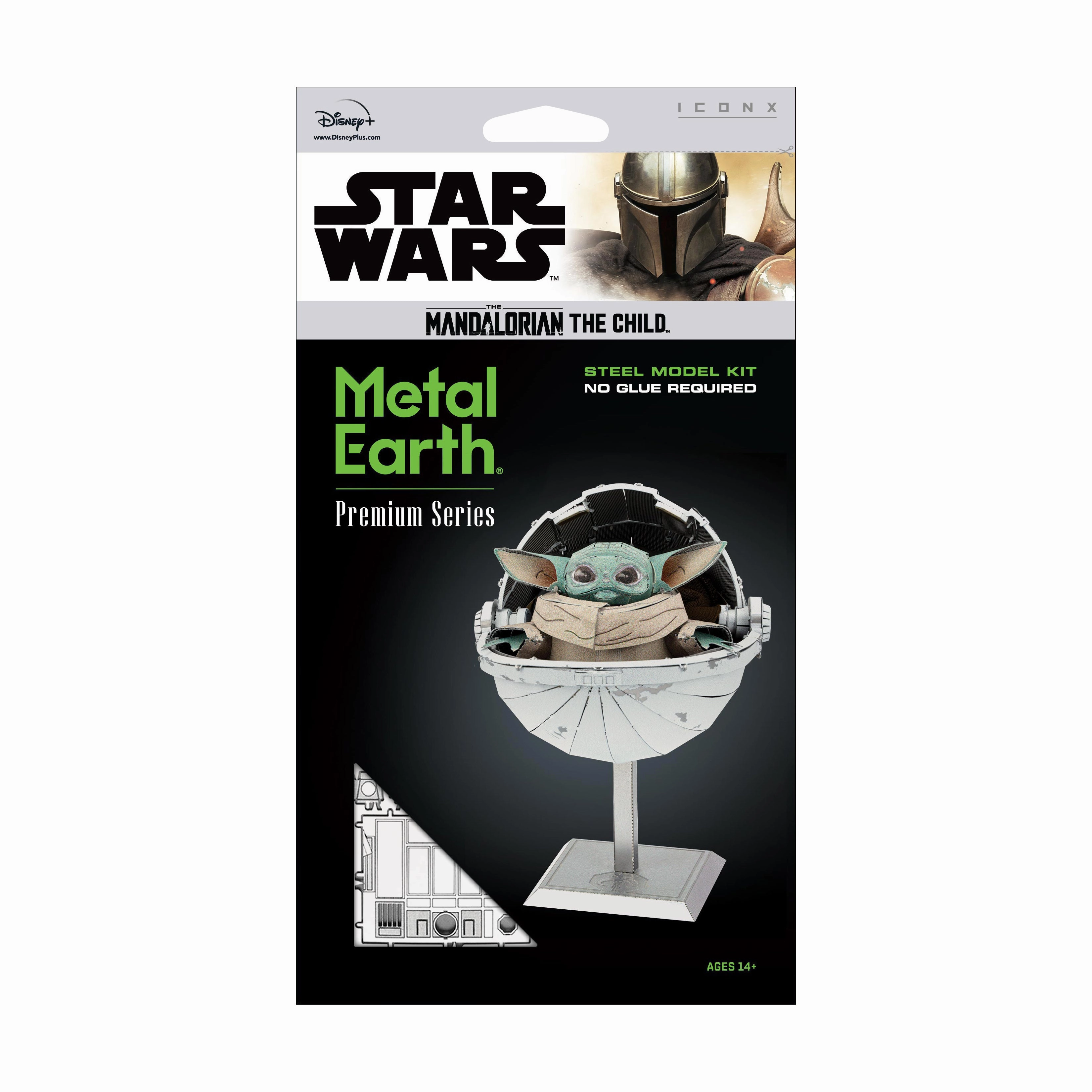 Metal Earth ICONX Star Wars 3D Model Kit - The Mandalorian The Child