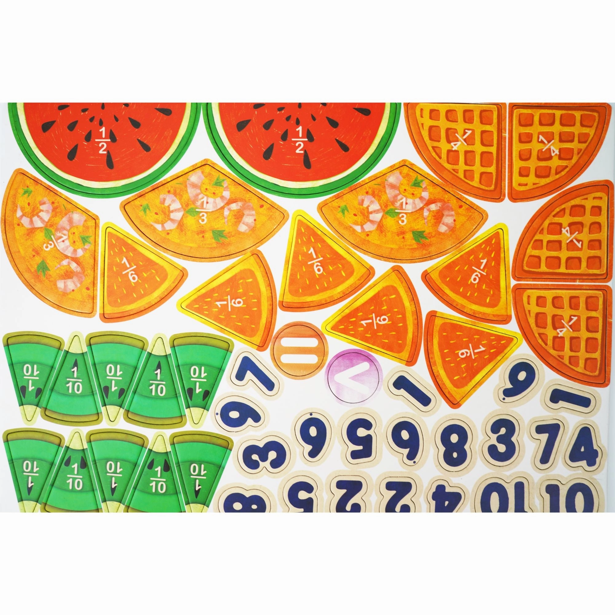 MierEdu Magnetic Pad - Fraction Puzzle