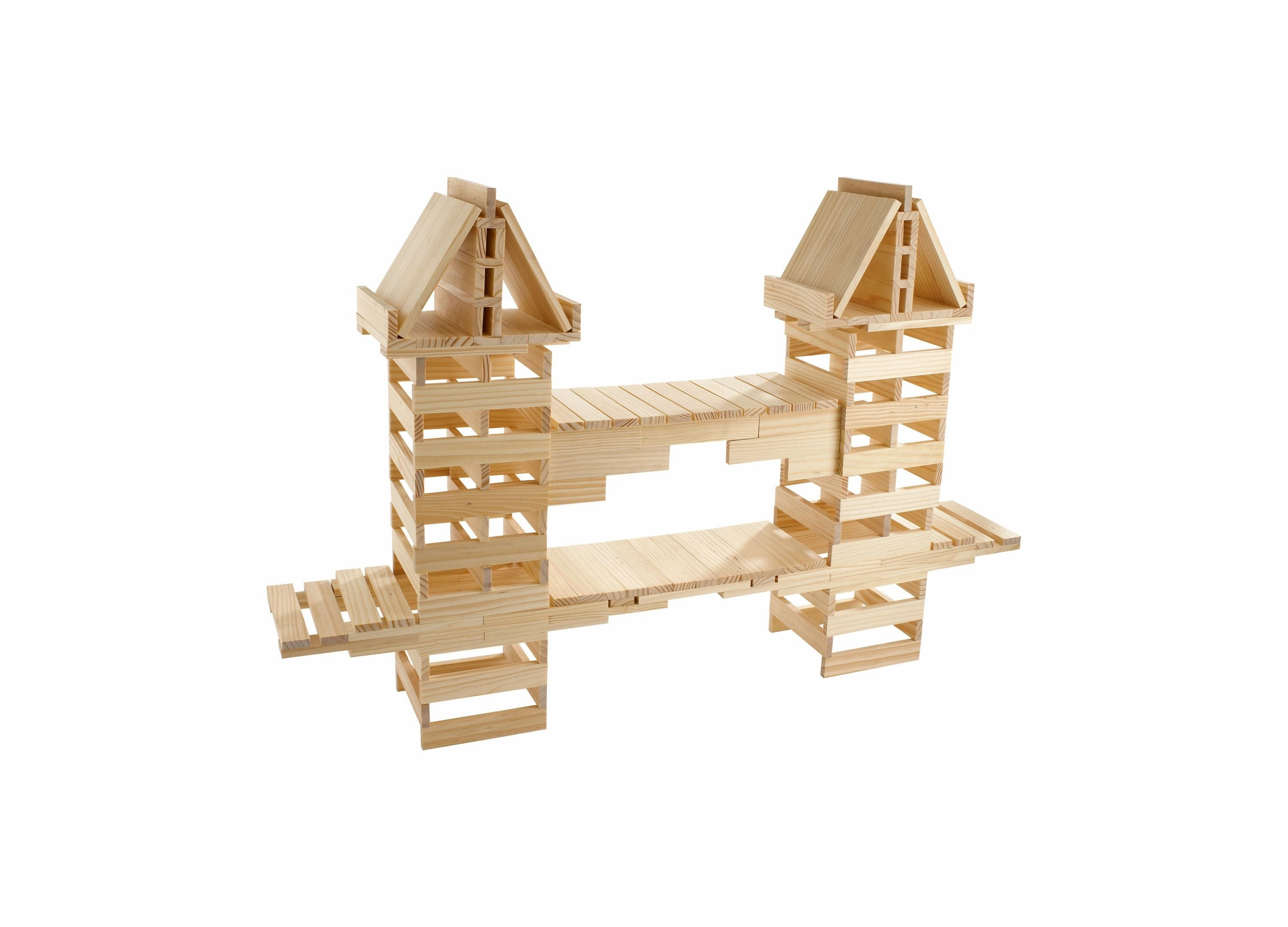 MindWare KEVA Structures 200 Pine Plank Set - STEM Building Toy