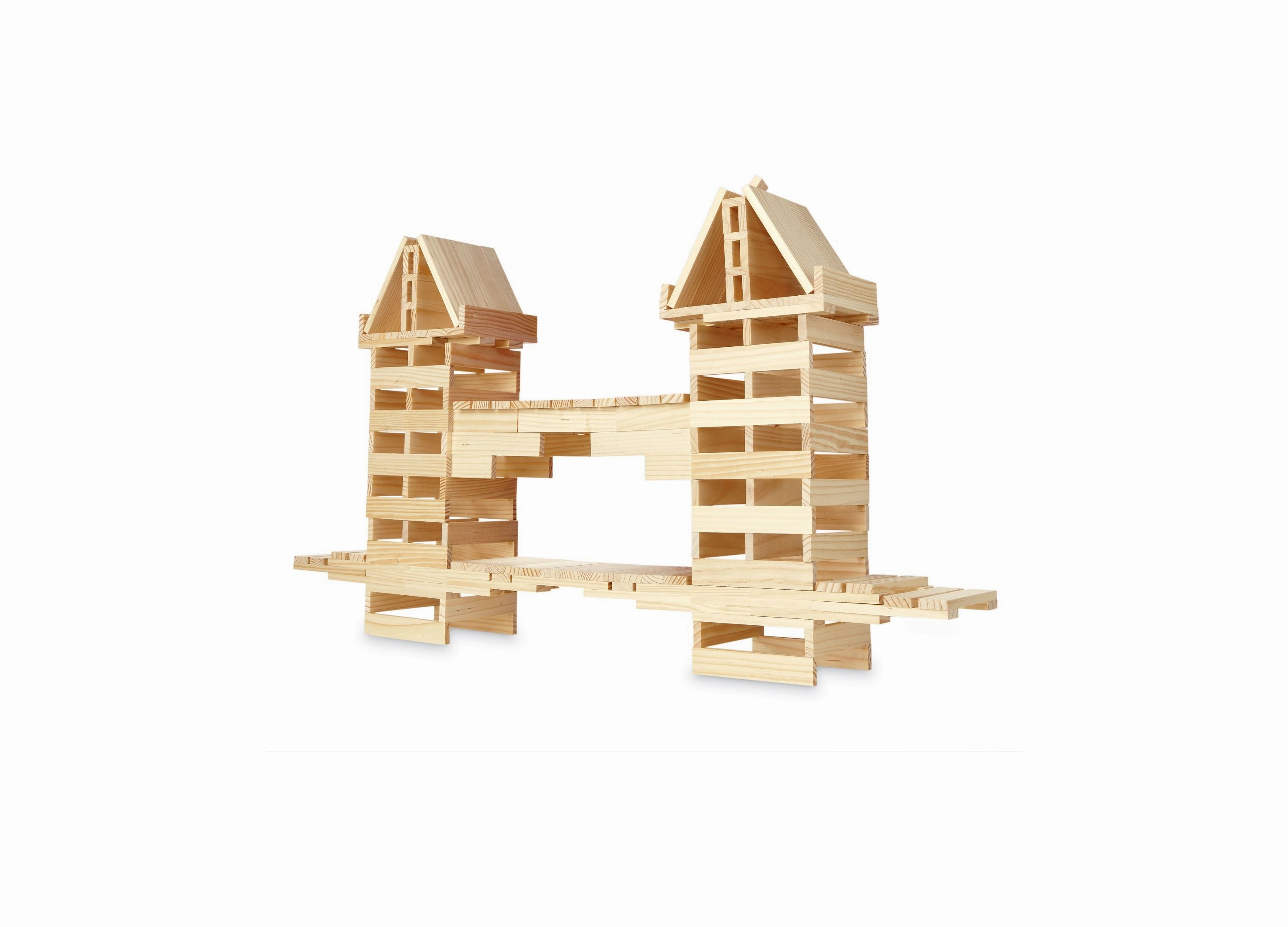 MindWare KEVA Structures 200 Pine Plank Set - STEM Building Toy