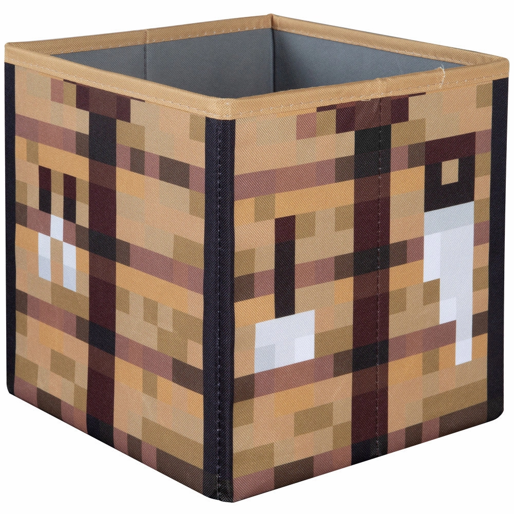 Minecraft Collapsible Storage Cubes - Creeper & Crafting Table Design, 2-Pack