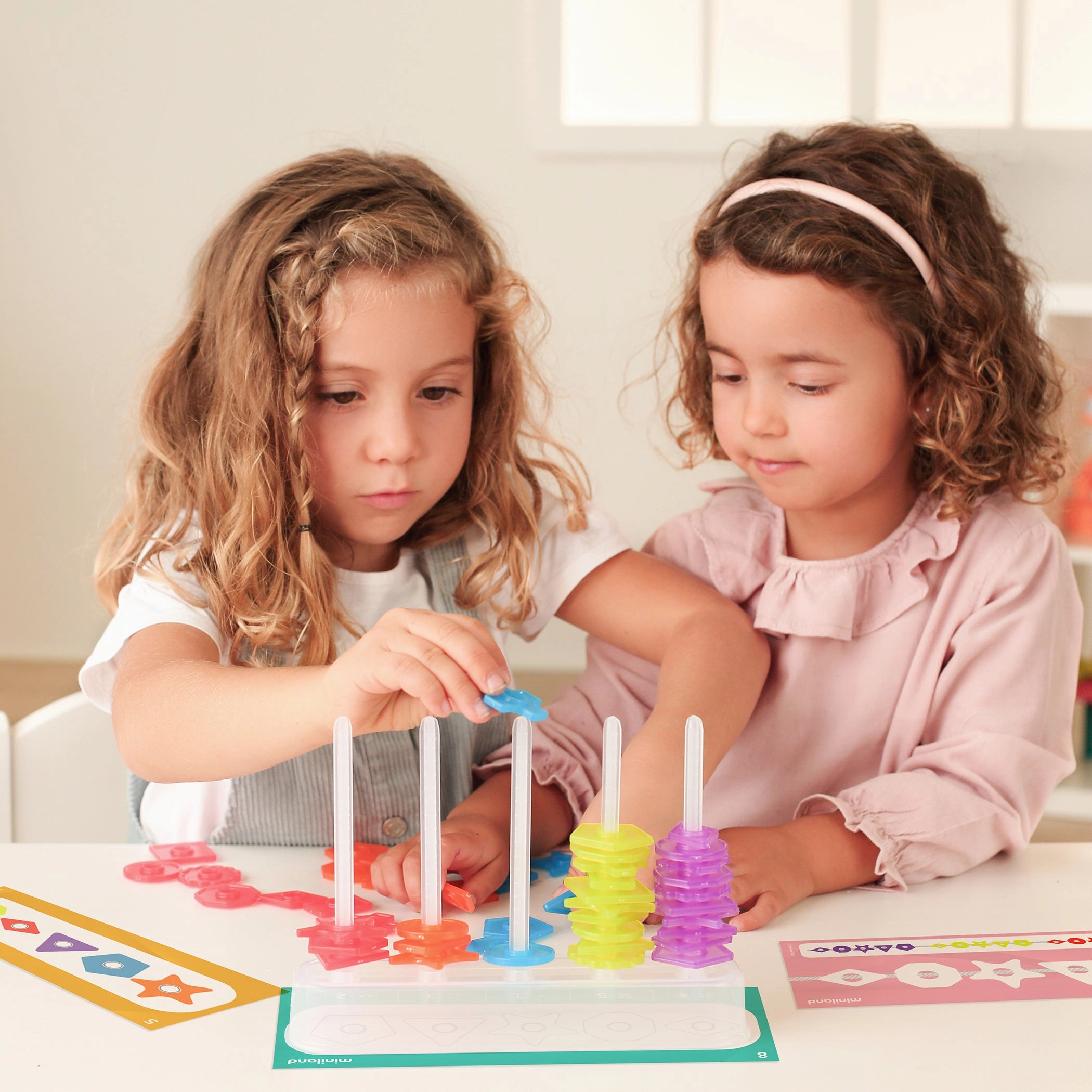 Miniland Educational Translucent Sort & Count Abacolor - Interactive Learning Toy