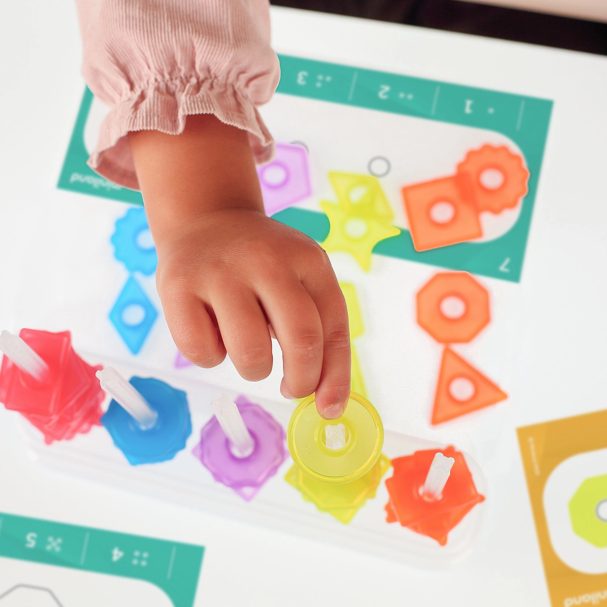 Miniland Educational Translucent Sort & Count Abacolor - Interactive Learning Toy