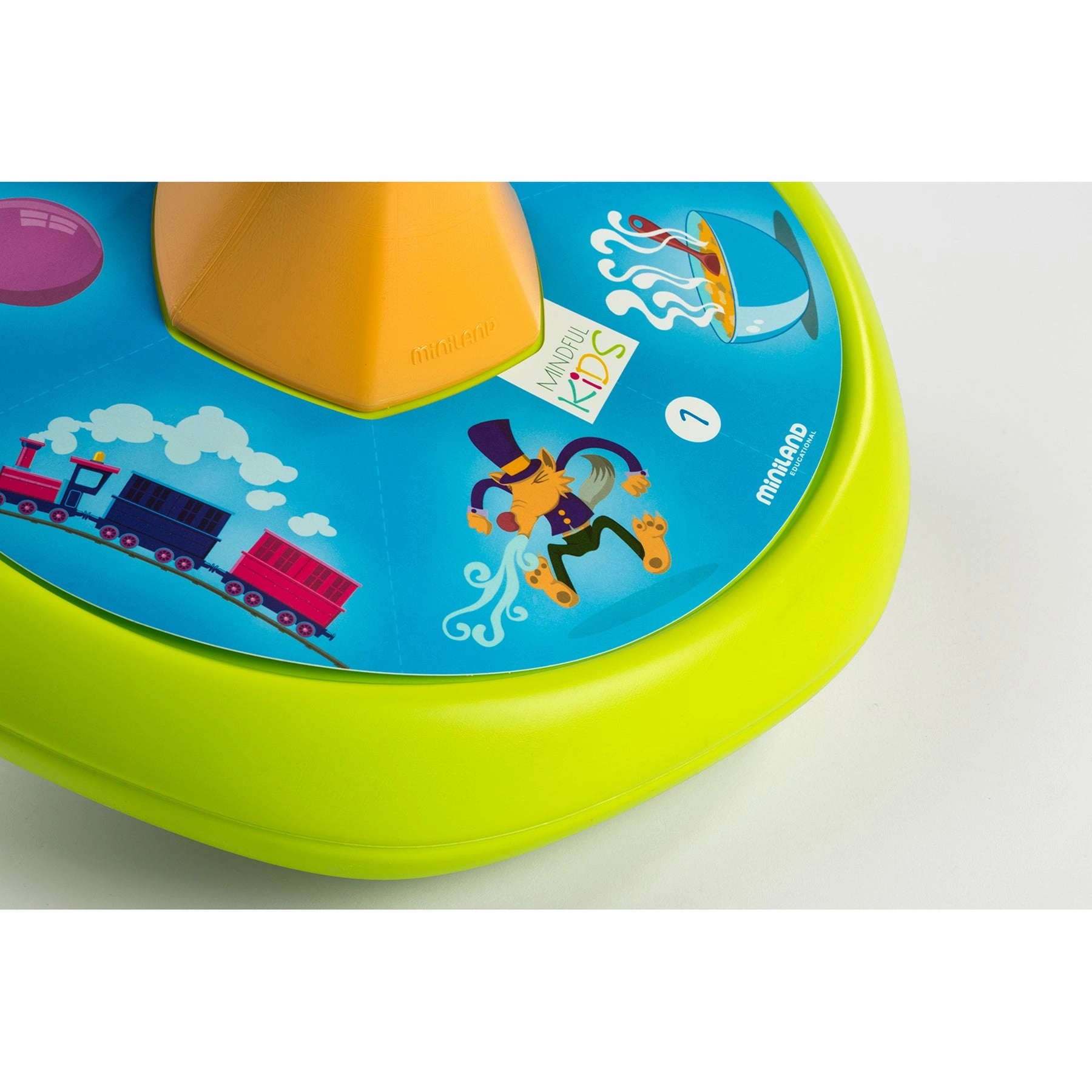 Miniland Mindful Kids - Giant Mindfulness Spinning Top - Multitheme