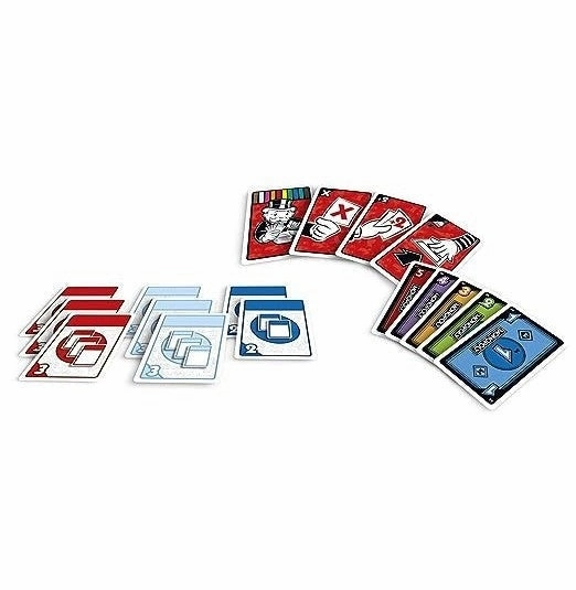Monopoly Bid Game, Quick-Playing Card Game For 4 Players, Game For Families And Kids