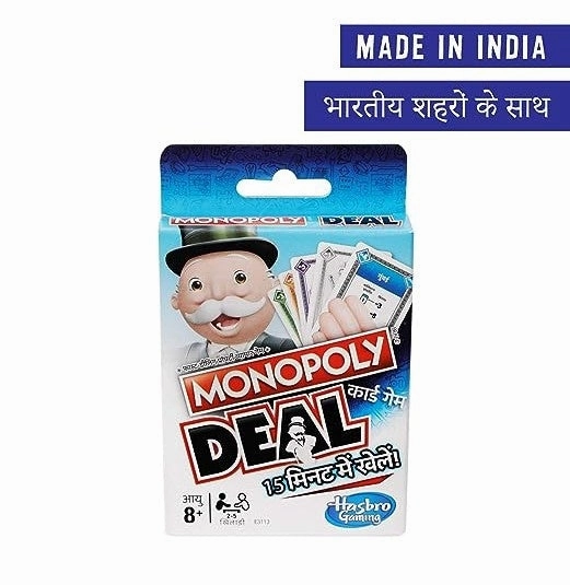 Monopoly Deal Card Game in Hindi (Multicolor), ForKids, Teens, Adults