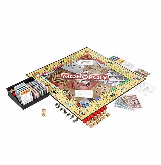 Monopoly Deluxe Edition Game, fantasy Board Game, Games & Puzzles for friends and Family