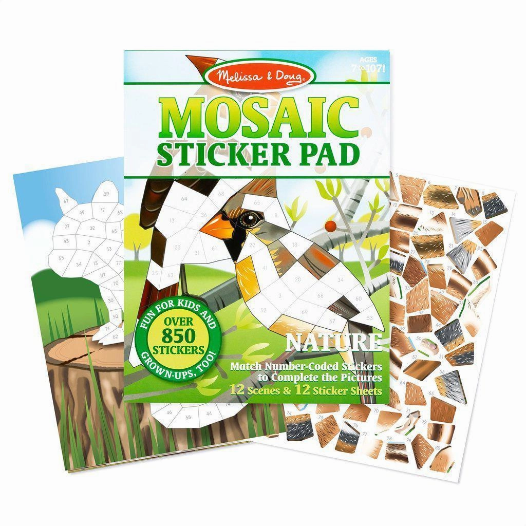 Mosaic Sticker Pad - Nature