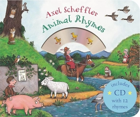 Mother Goose's Animal Rhymes Board Book by Axel Scheffler with CD