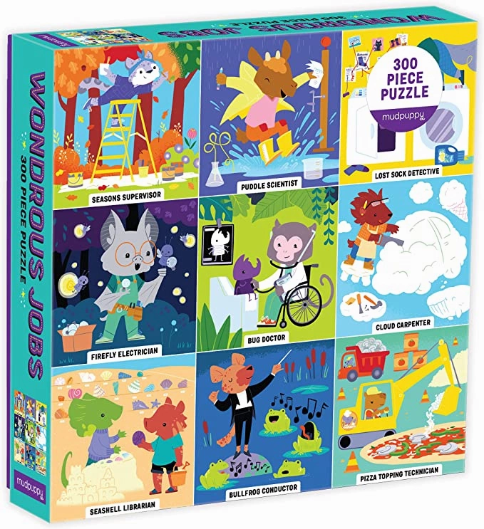 Mud Puppy 300 Piece Puzzle Wonderous Jobs