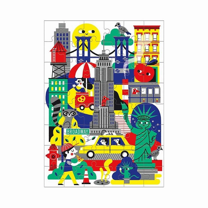 Mud Puppy New York City 48 Piece Mini Puzzle