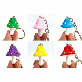 Mushroom Keyring