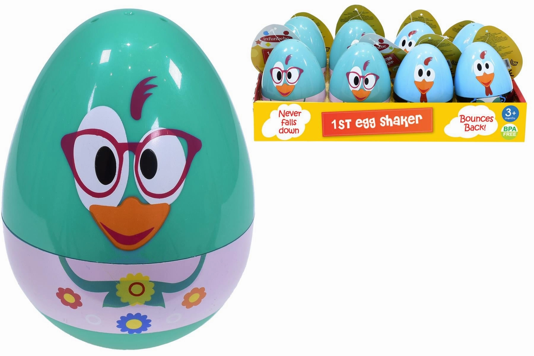 My 1st Egg Shaker Baby Sensory Toy (Assorted Designs)