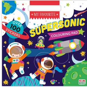 My Favourite Super Sonic Colouring Pad